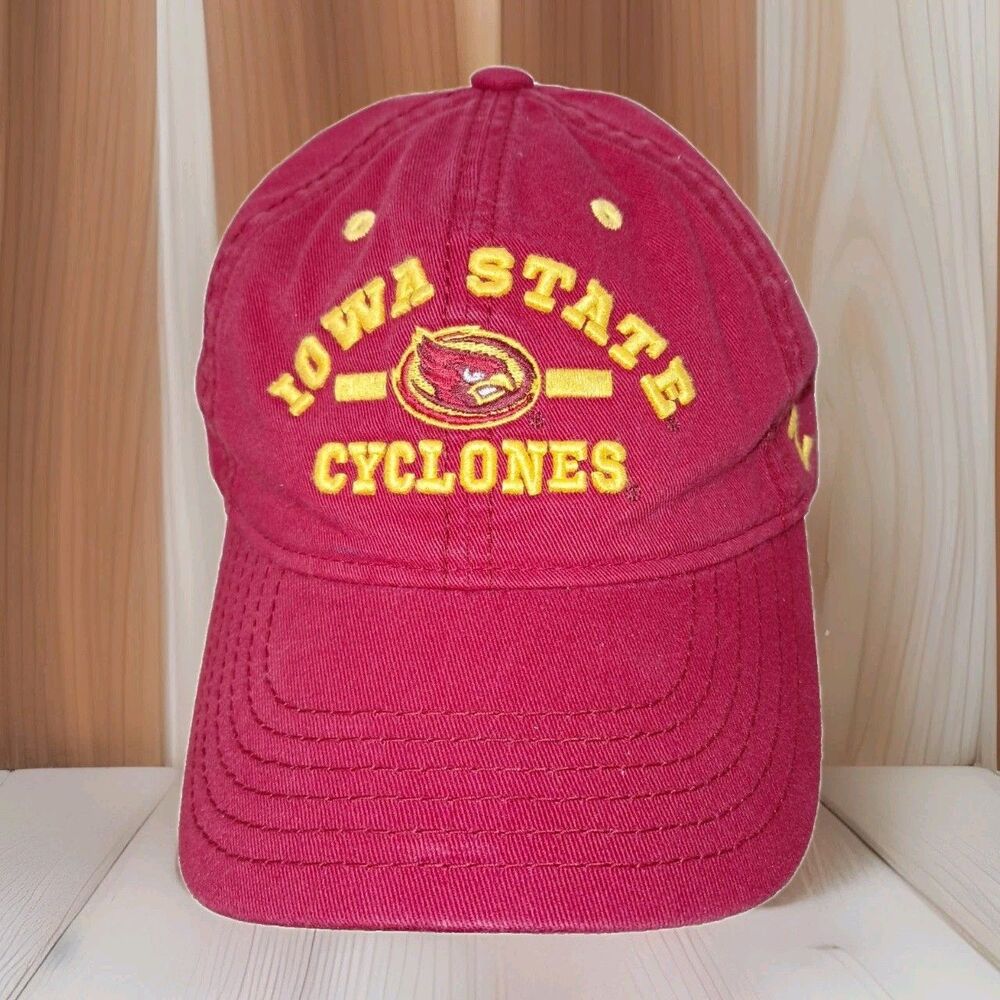 Iowa State University Cyclones Zephyr Adjustable Hat Cap NCAA Red